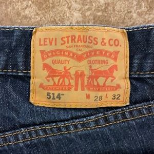 Levi Strauss 514 Straight Fit Men’s Jeans